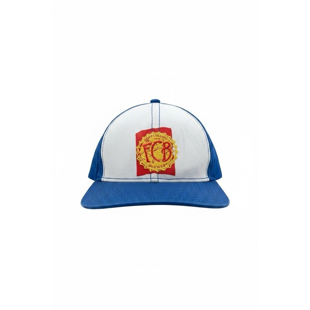 Fort Collins Brewery FCB Snapback Hat Royal Blue White Cap America Discontinued